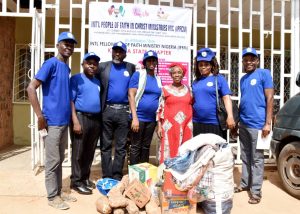 IFFM Kaduna Members With The Proprietor, ADONAI Childrens Home, Dr.Elizabeth Afuwape